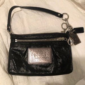 "Vintage" Black Patent Coach Mini Purse